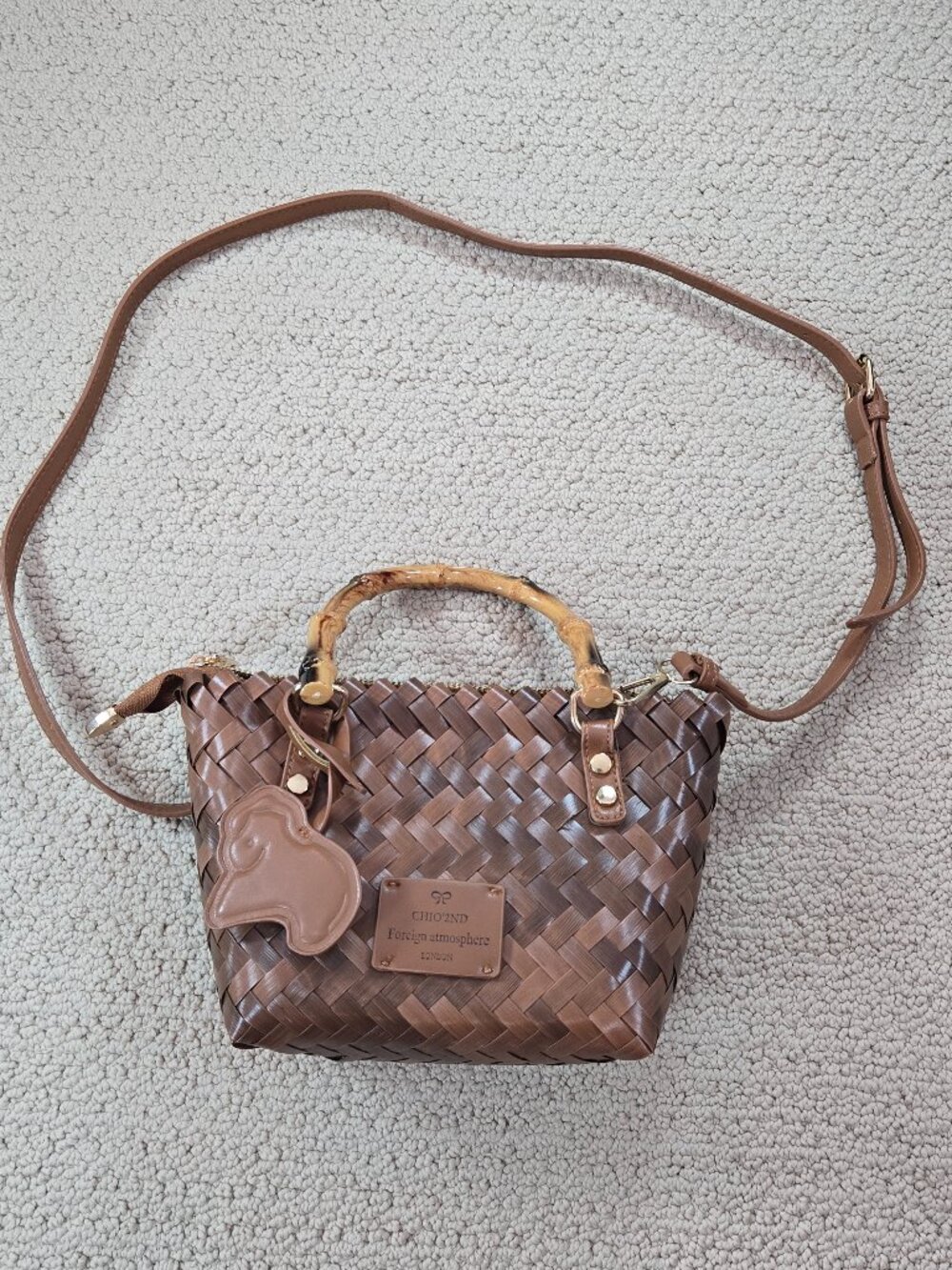 Chio '2nd Foreign atmosphere London Woven Handbag